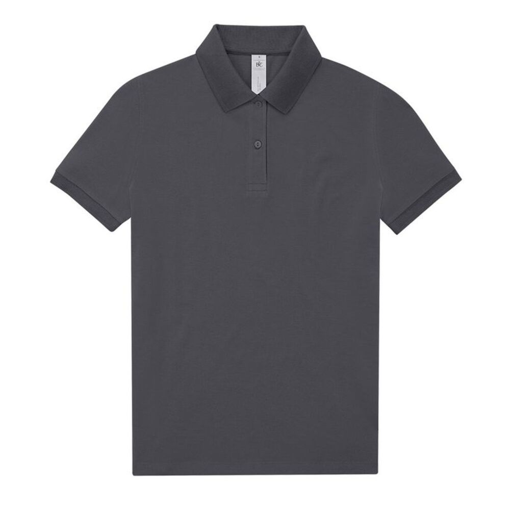 B&C Womens/Ladies My Polo Shirt / Dark Gray